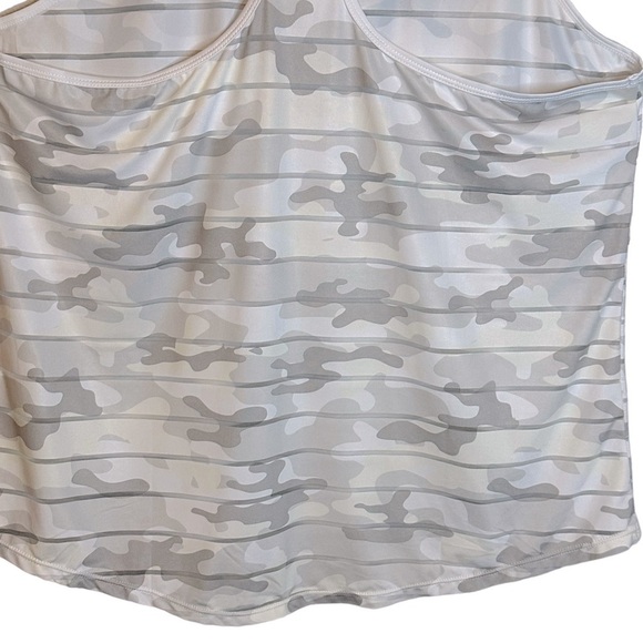 Zyia Active Havana White Camo Stripe Racerback Tank‎ Size XL ZA2373 - Picture 8 of 11